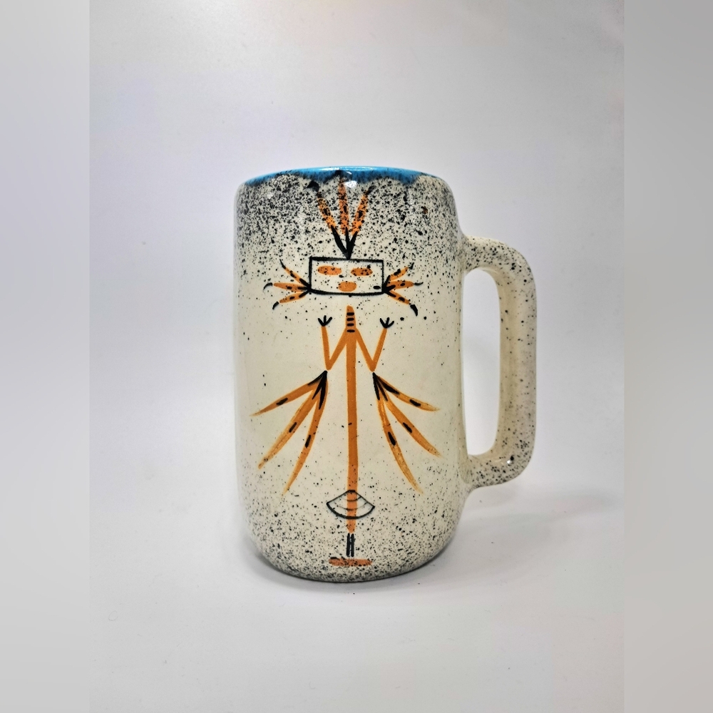 Vintage Loma Of Arizona MCM Southwestern Style Ceramic Mug